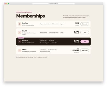 Pricing Table V07 free HTML and CSS snippet by Colorlib