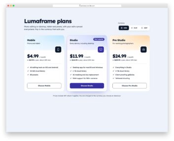 Pricing Table V09 free HTML and CSS snippet by Colorlib