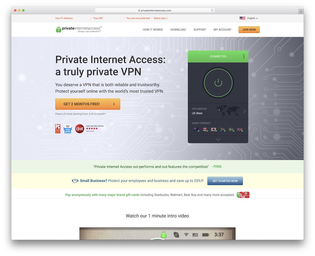 private internet access vpn service