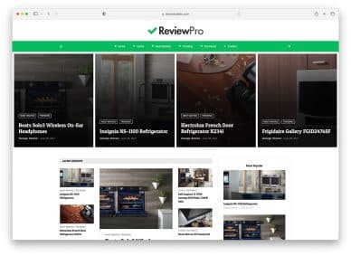 product review WordPress themes