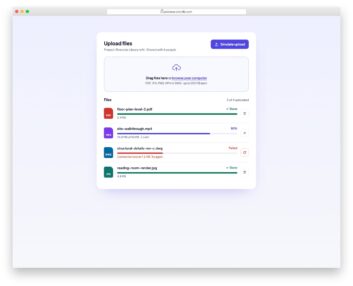 Progress Bar V08 free HTML and CSS snippet by Colorlib