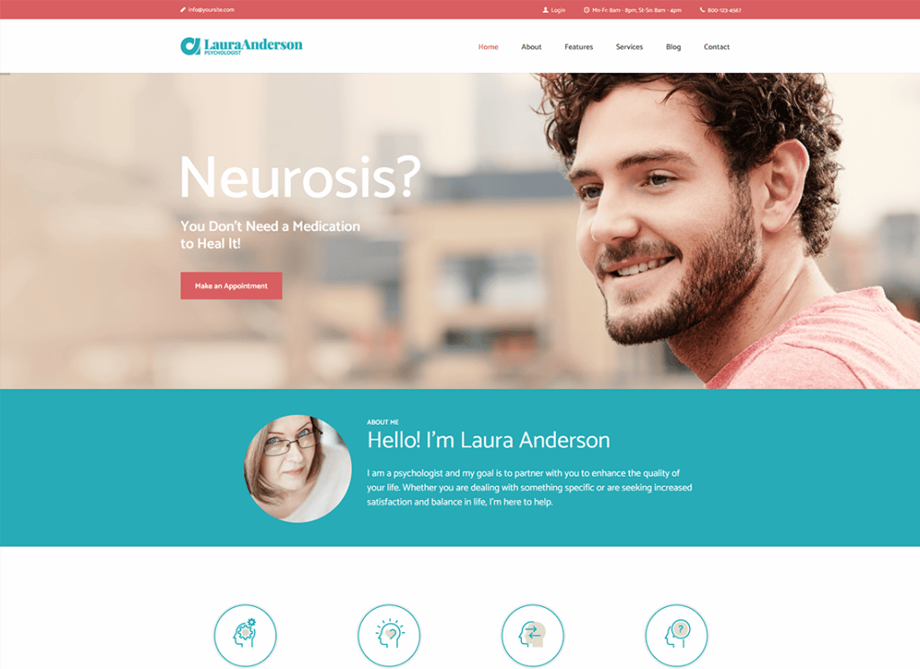 Psychologist | Therapy and Counseling Doctor WordPress Theme