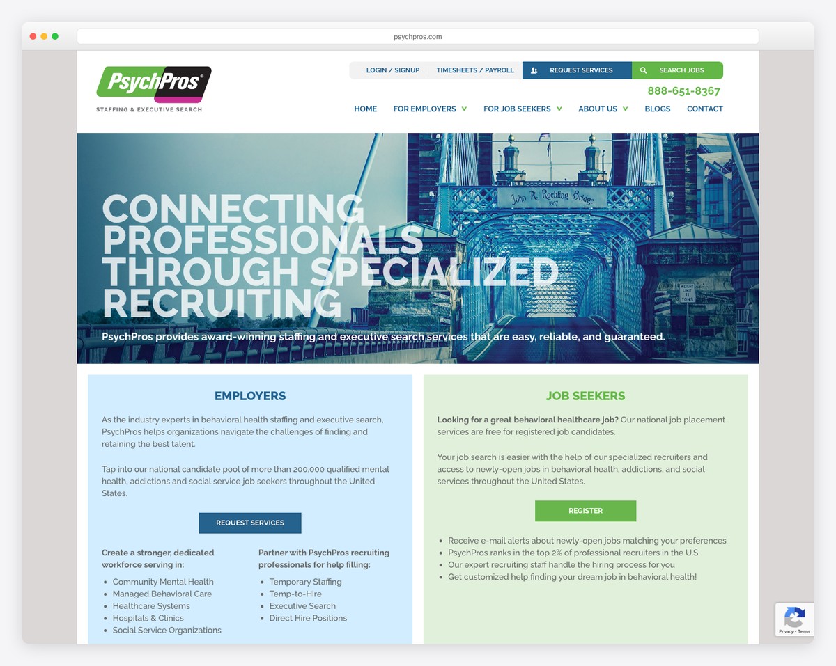 psychpros website example