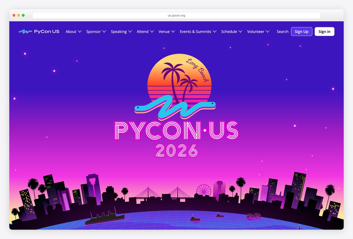 PyCon US conference website