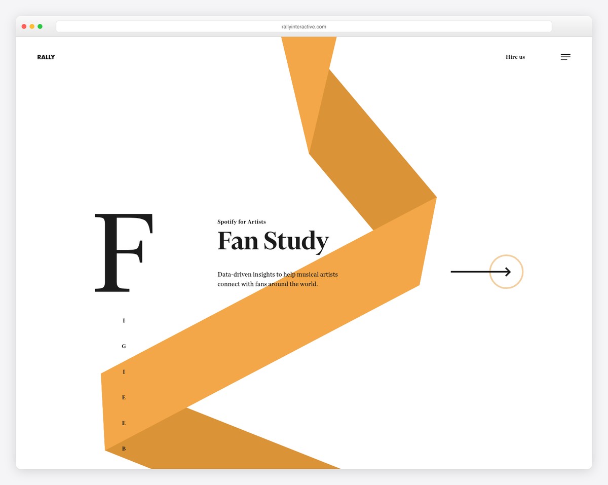 Rally Interactive - cool web design studio website