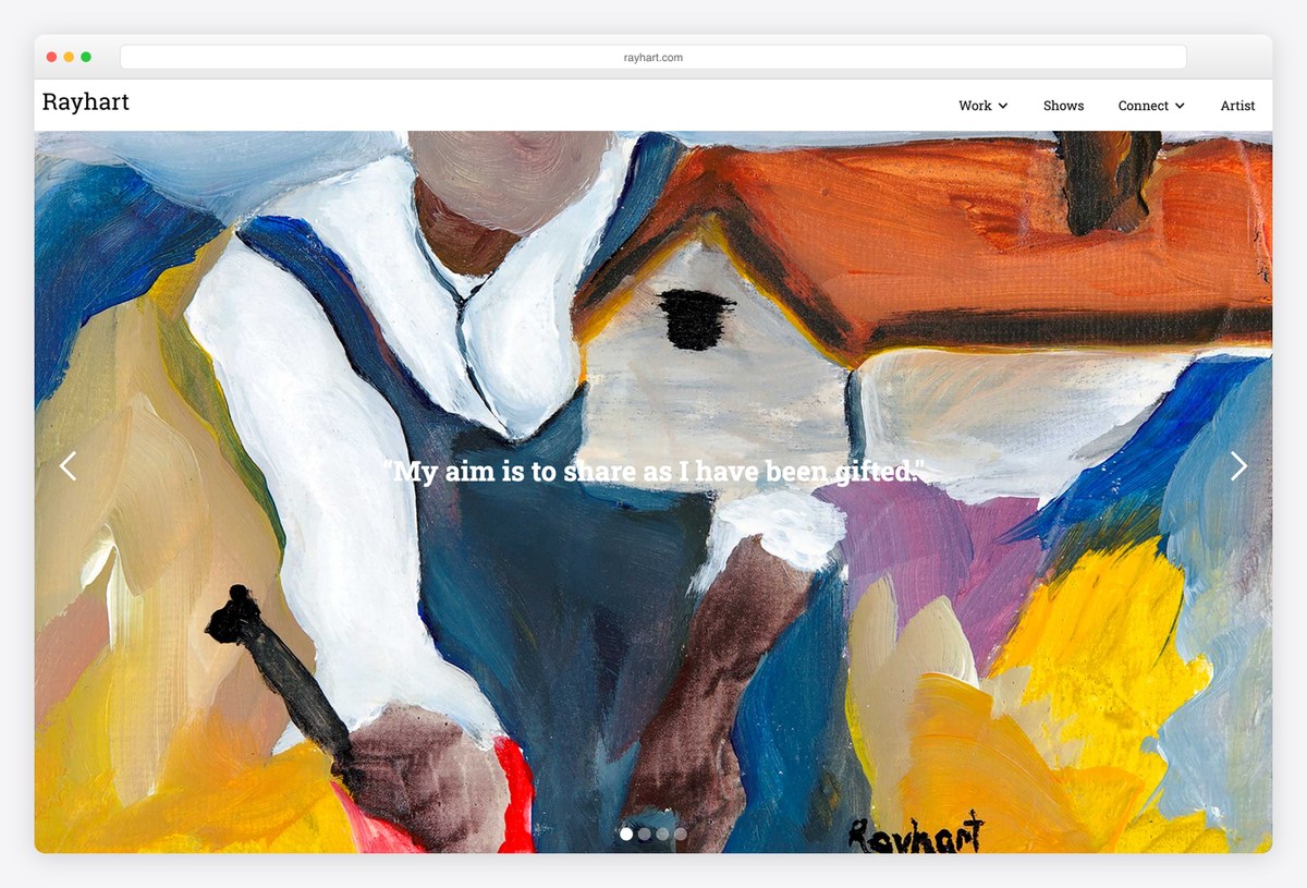 Ray Hart portfolio website