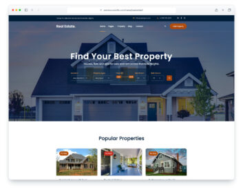 Real-Estate-2 website template