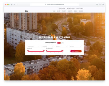 Real Estate website template