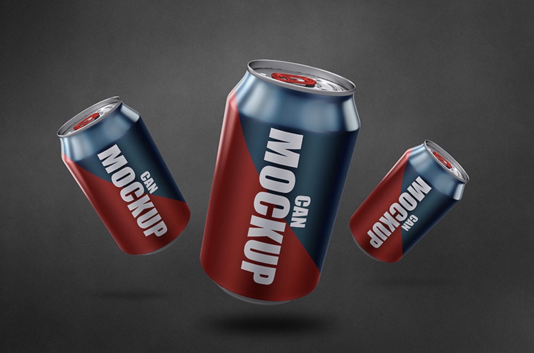 Download 24 Best Realistic Soda Can Mockup Designs 2020 Colorlib