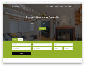 Realtors website template