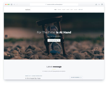 Reborn website template