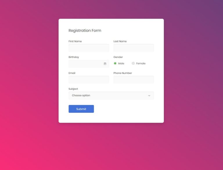 30 Best Bootstrap Form Templates 2026 - Colorlib