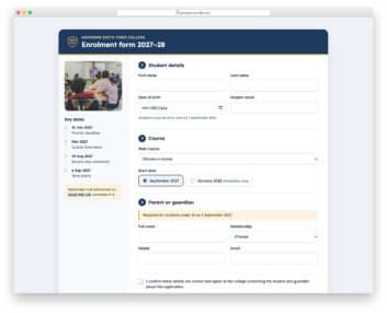 Registration Page V06 free HTML and CSS snippet by Colorlib