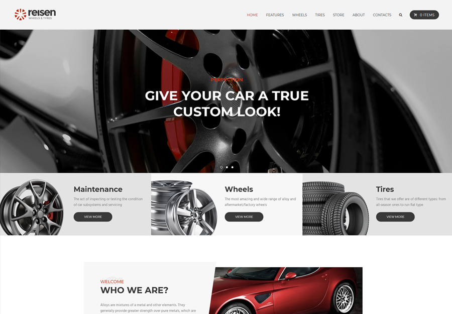 Reisen | Automechanic & Auto Body Repair Car WordPress Theme
