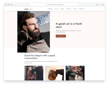 Remake website template
