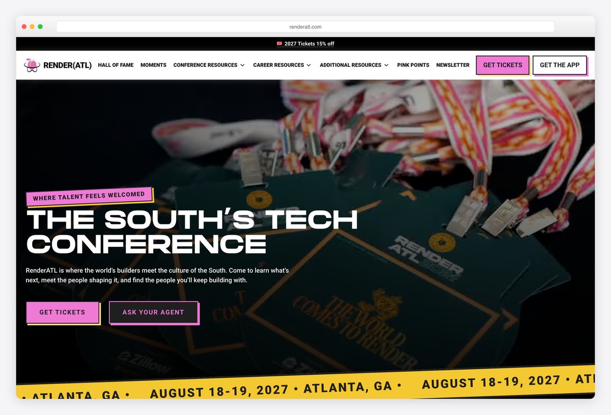 RenderATL conference website
