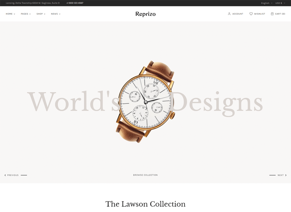 Reprizo | Jewelry & Watch Store Shopify Theme