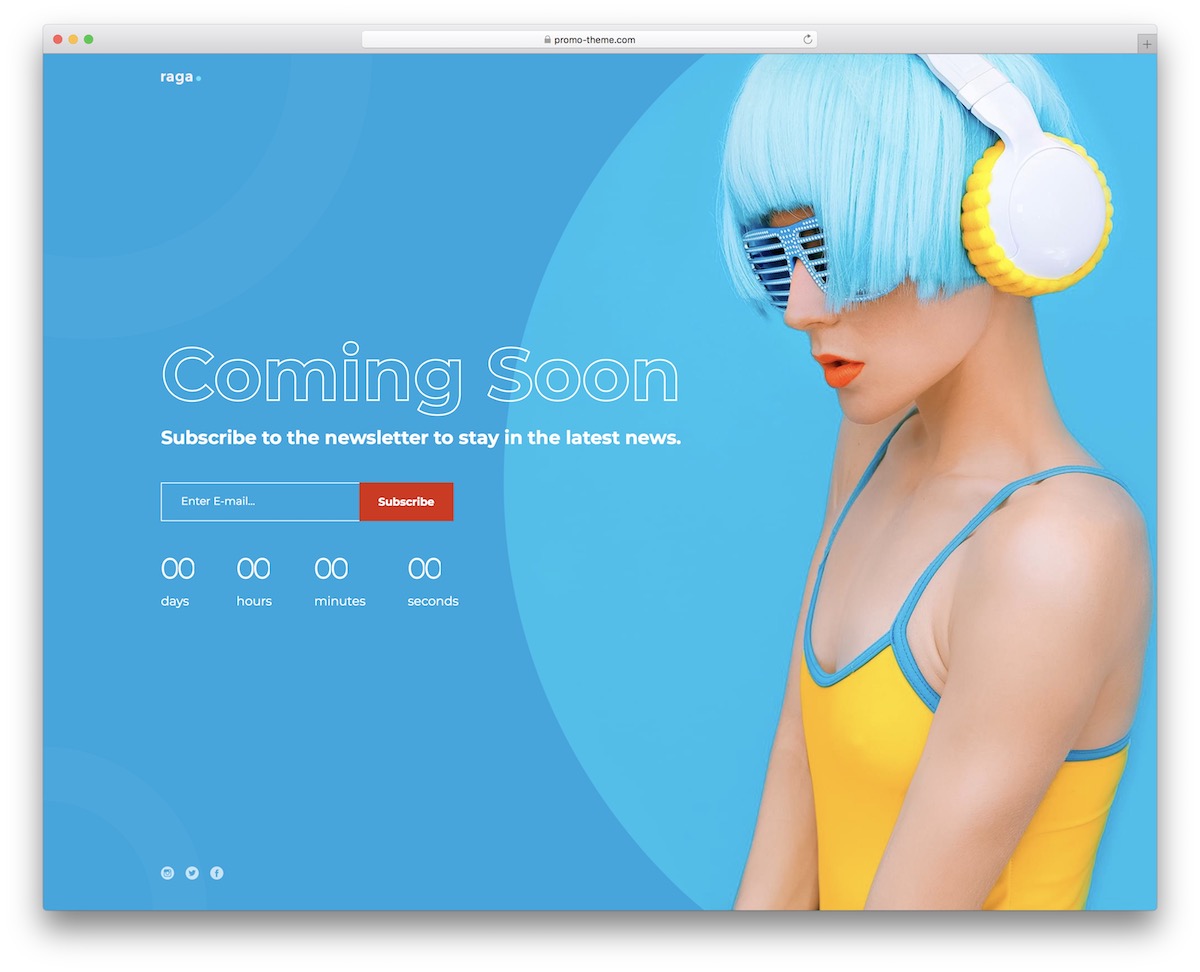 responsive coming soon templates