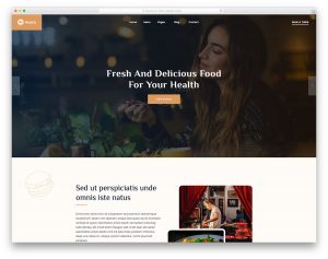 Resta website template