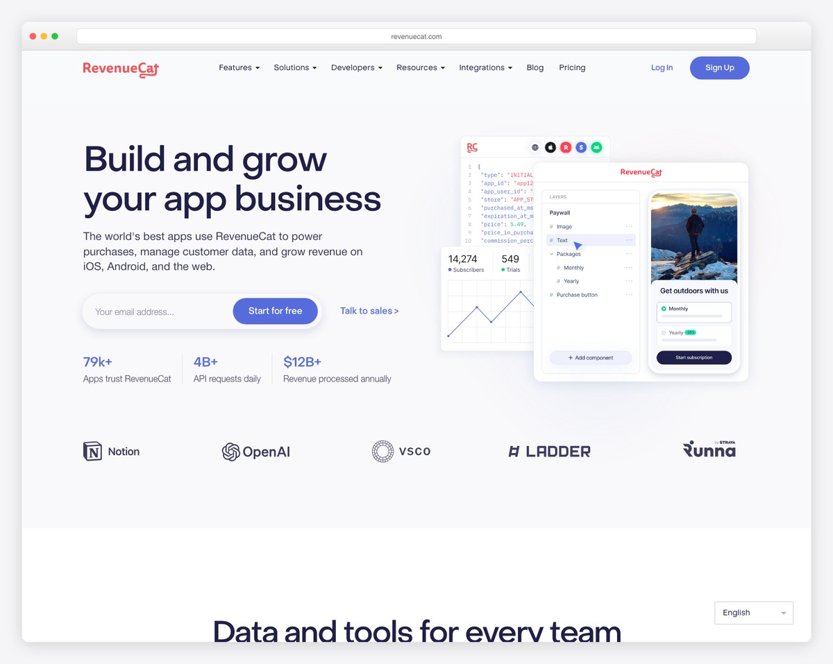 revenuecat website example