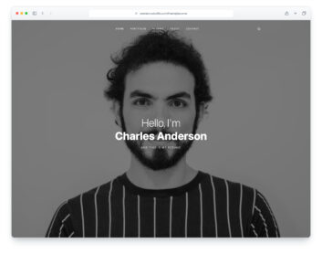 Rezume website template