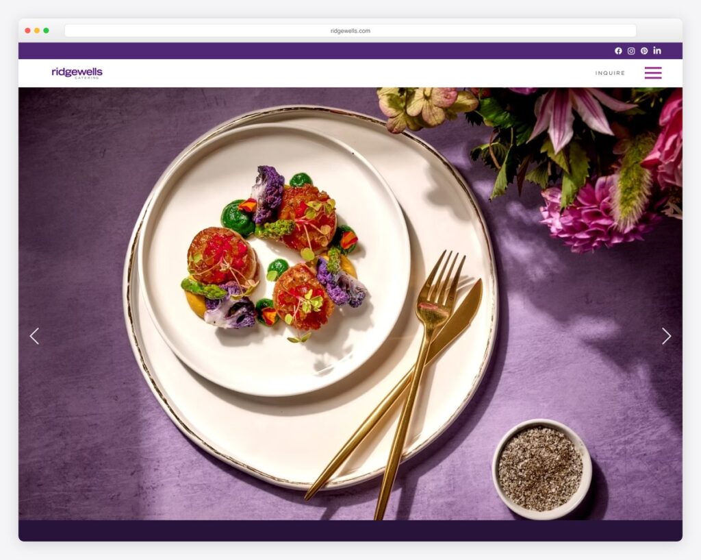 30 Best Catering Website Examples 2026 - Colorlib