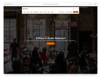 Risotto website template