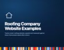Roofing company website examples featured image with accent colours sampled from all twenty-seven sites