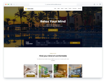 Royal website template