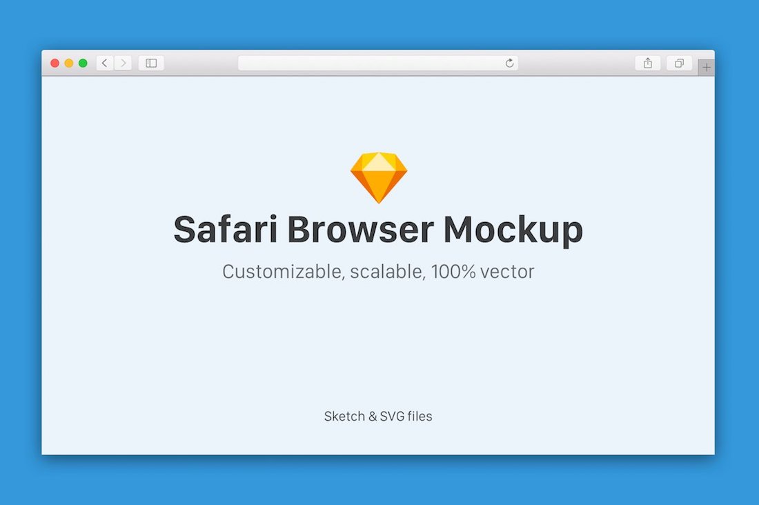 safari browser mockup