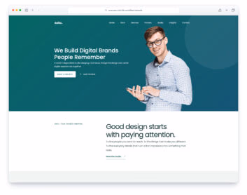 Saita website template