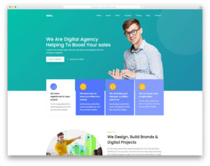 Saita website template