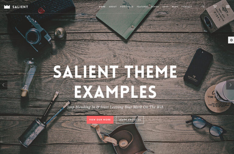 30 Websites Using Salient Theme - Salient Theme Examples 2026