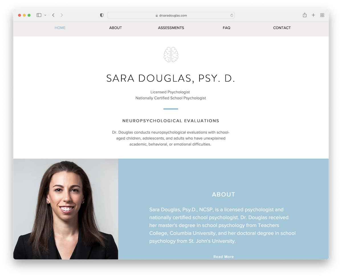 sara douglas therapist website