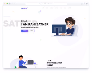 Satner website template