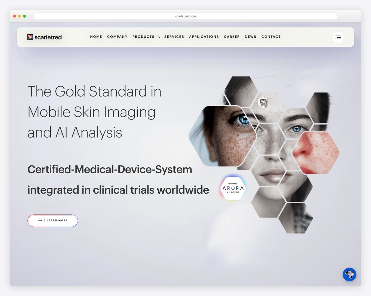 scarletred website example