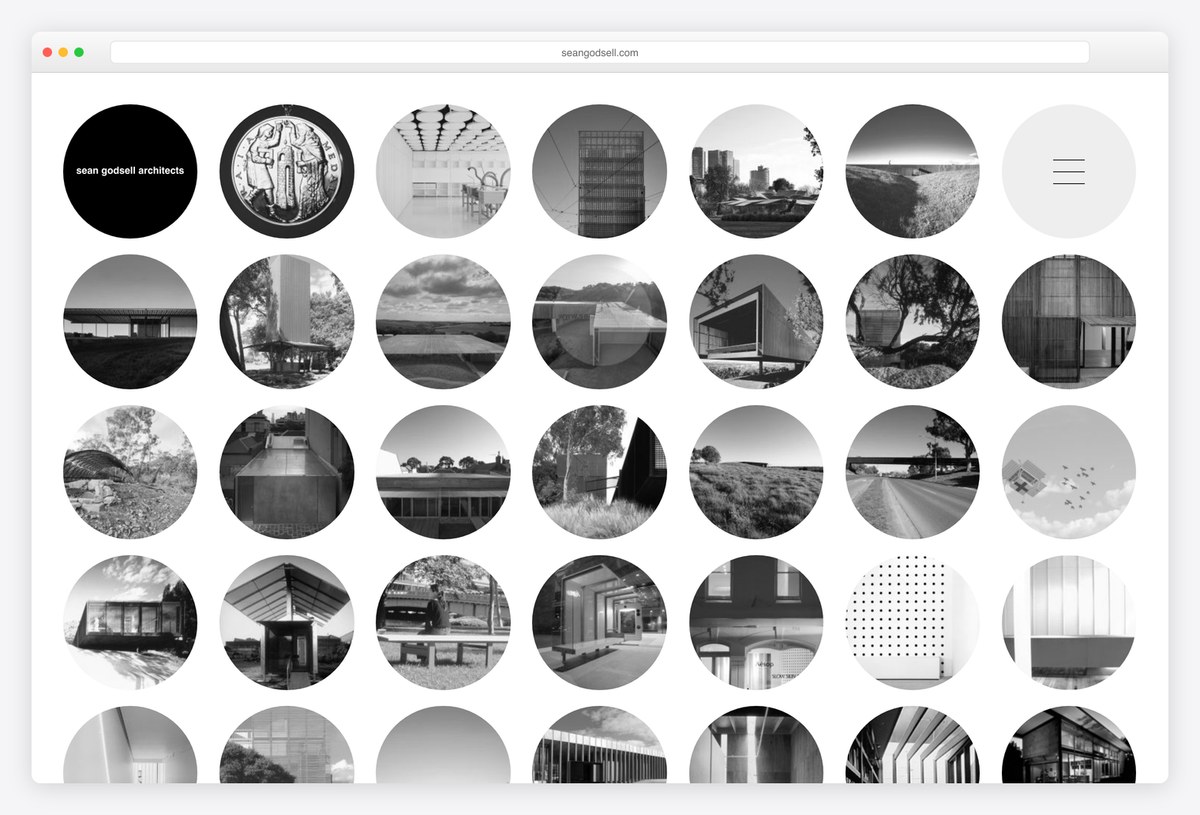 Sean Godsell Architects architecture portfolio website