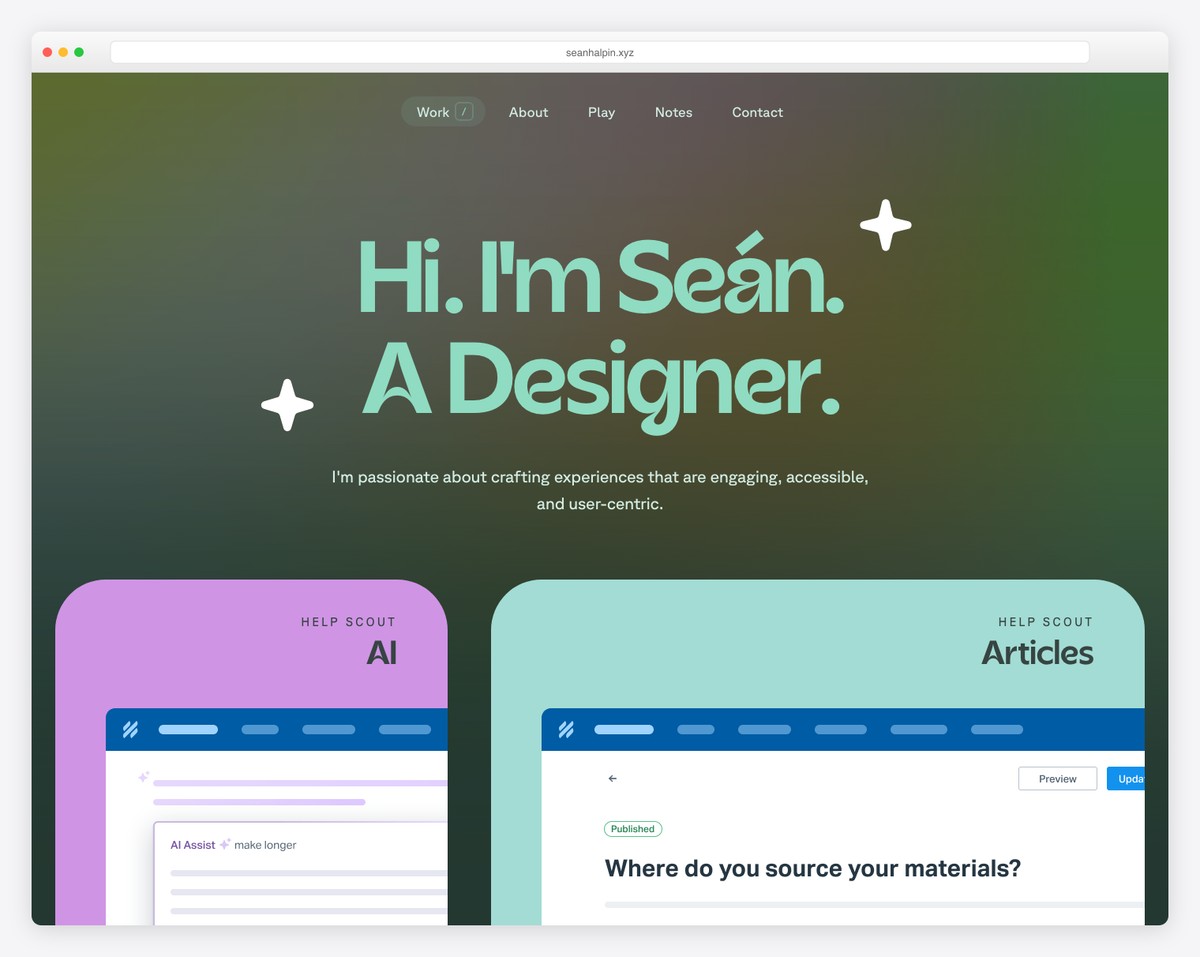 sean halpin service website