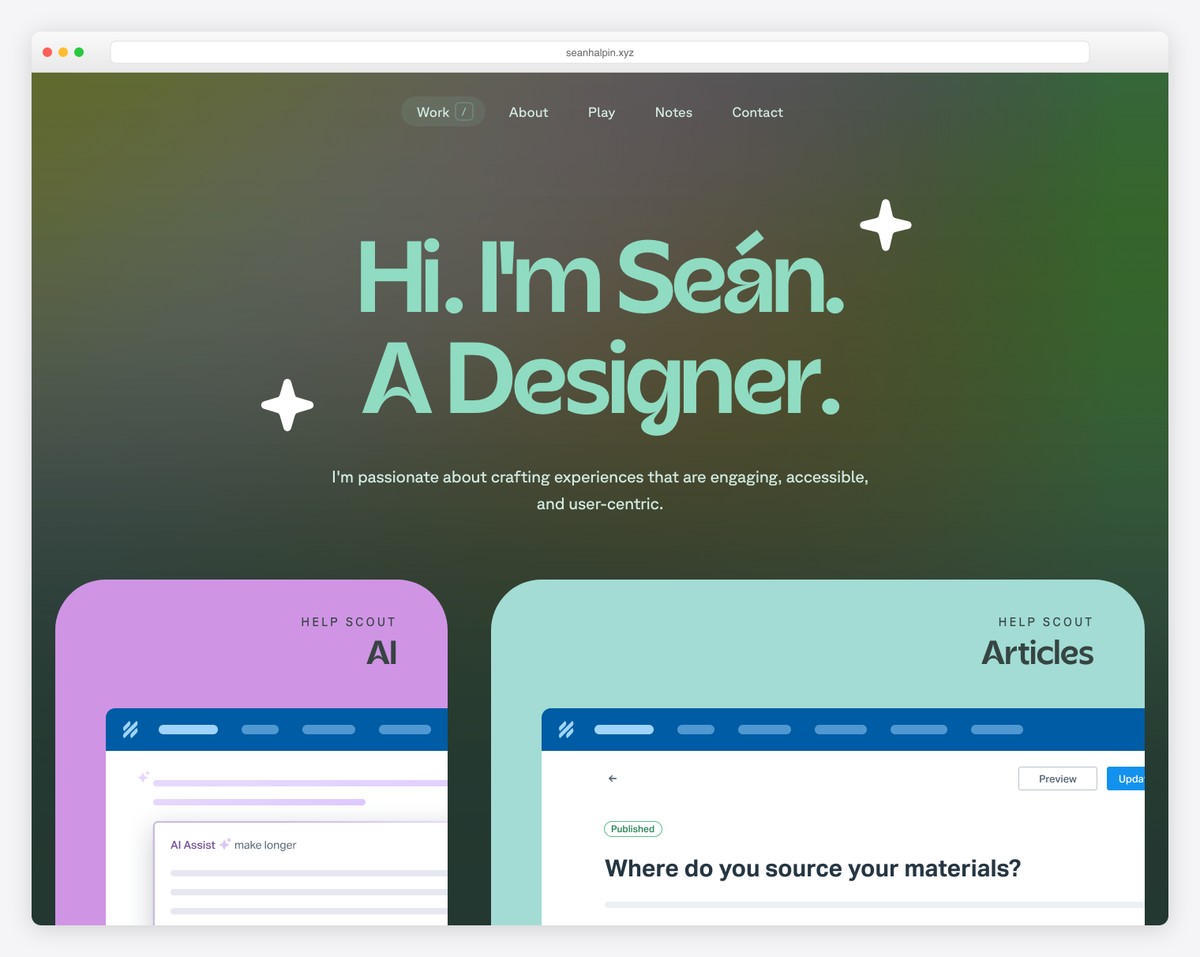 sean halpin service website