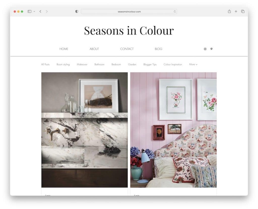 seasons in colour wix blog example