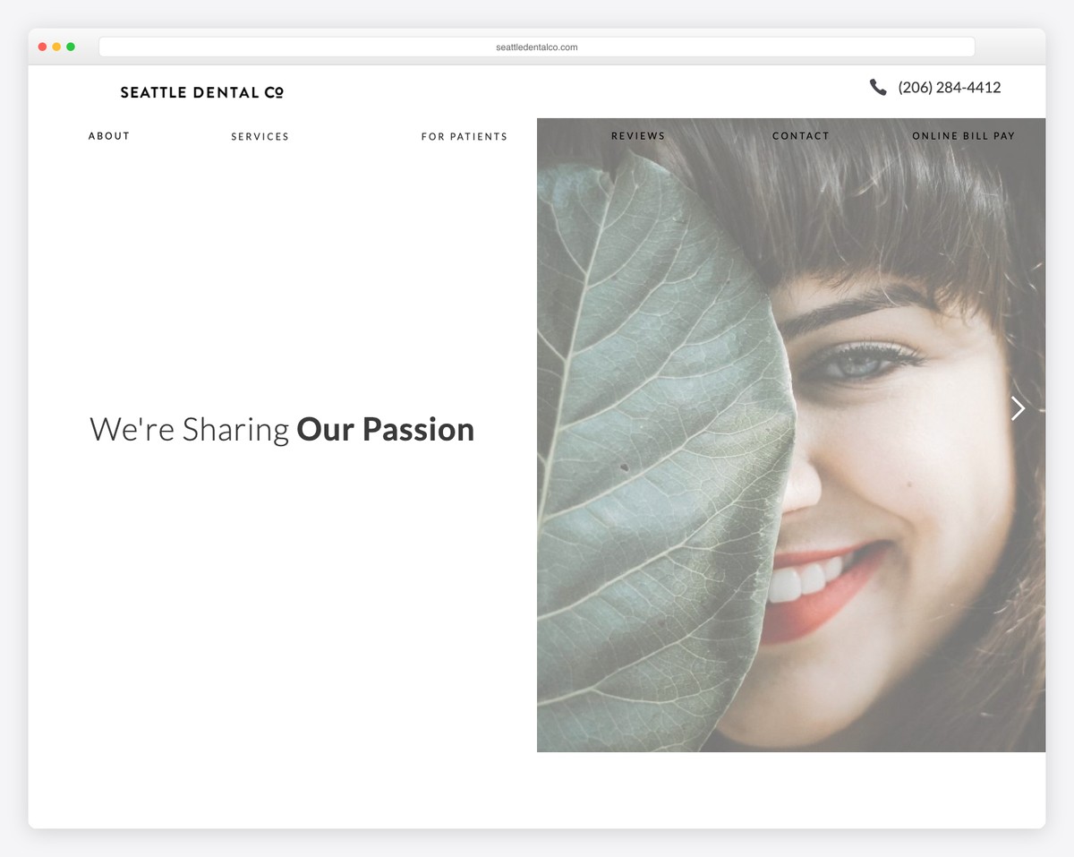 seattle dental co service website