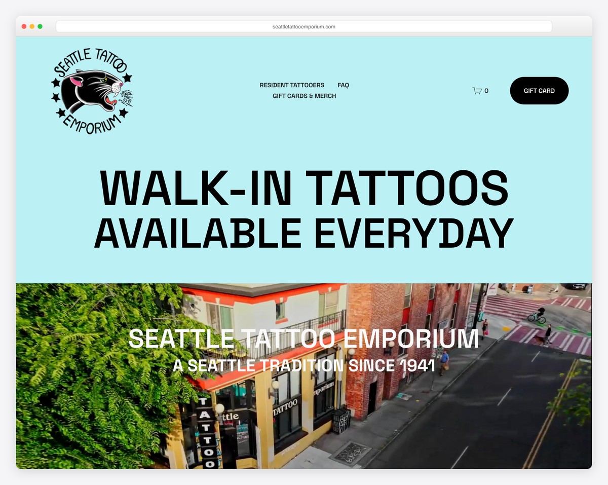 seattle tattoo emporium website example