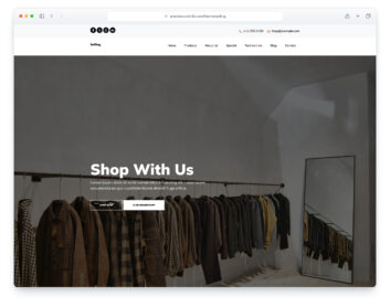 Selling website template