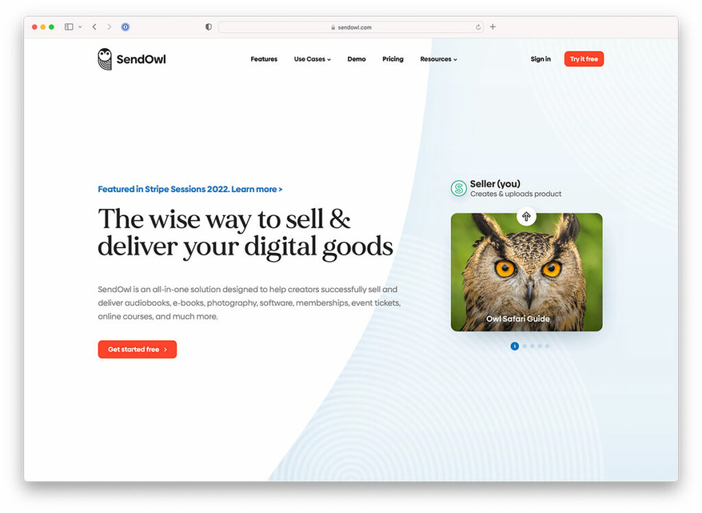 sendowl - platform for selling digital goods