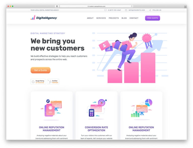 21 Best SEO Friendly WordPress Themes 2026 - Colorlib