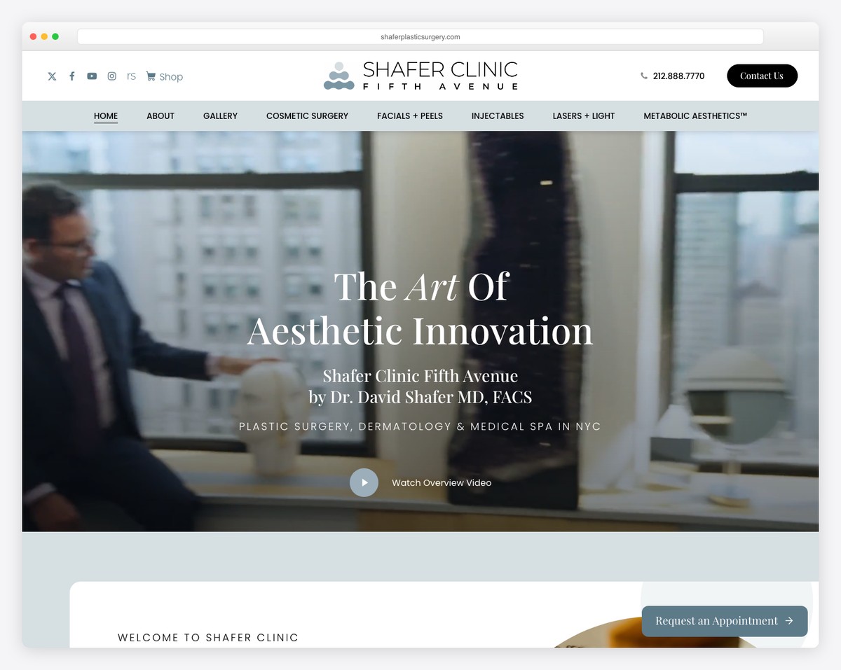 shafer clinic fifth avenue website example