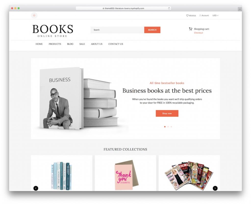 8 Best Responsive Shopify Bookstore Themes 2026 - Colorlib