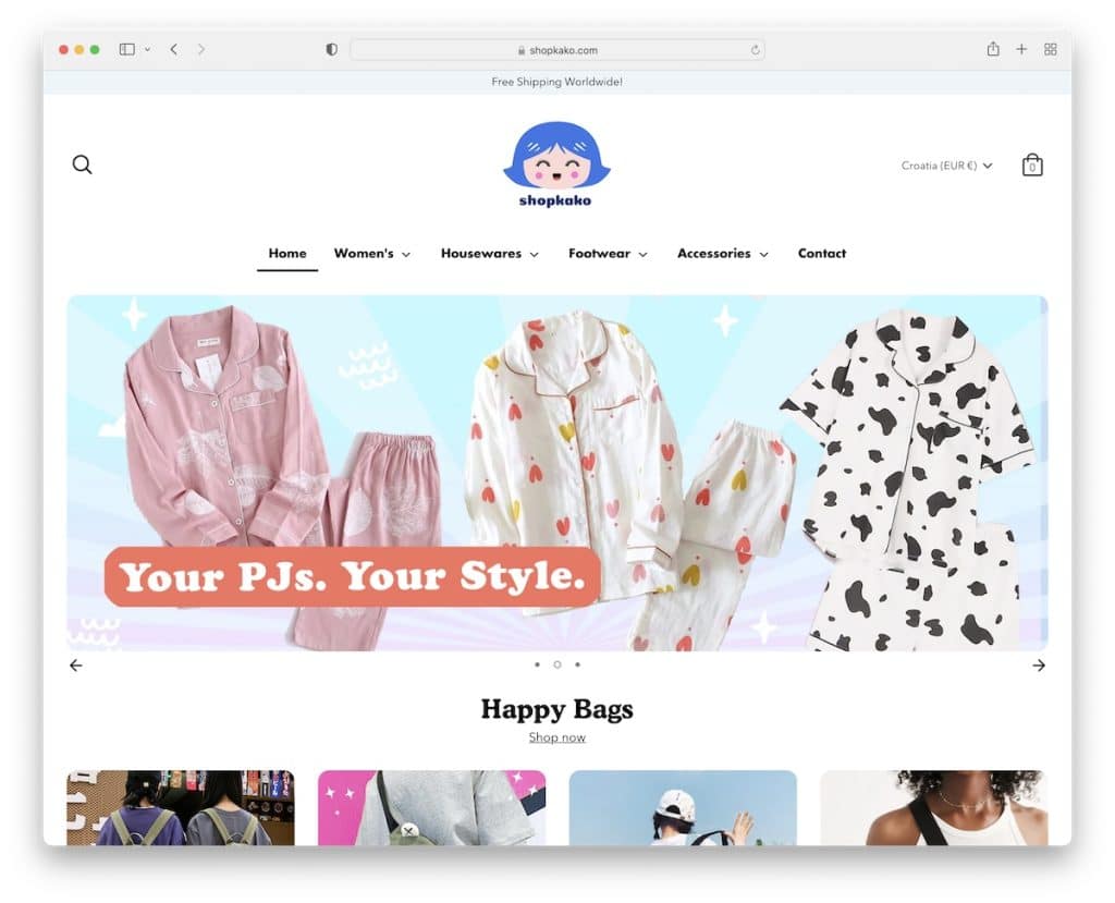 shopkako dropshipping website example