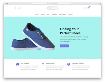 Shoppers website template