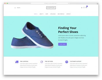 Best Footwear Website Templates 2021 Colorlib